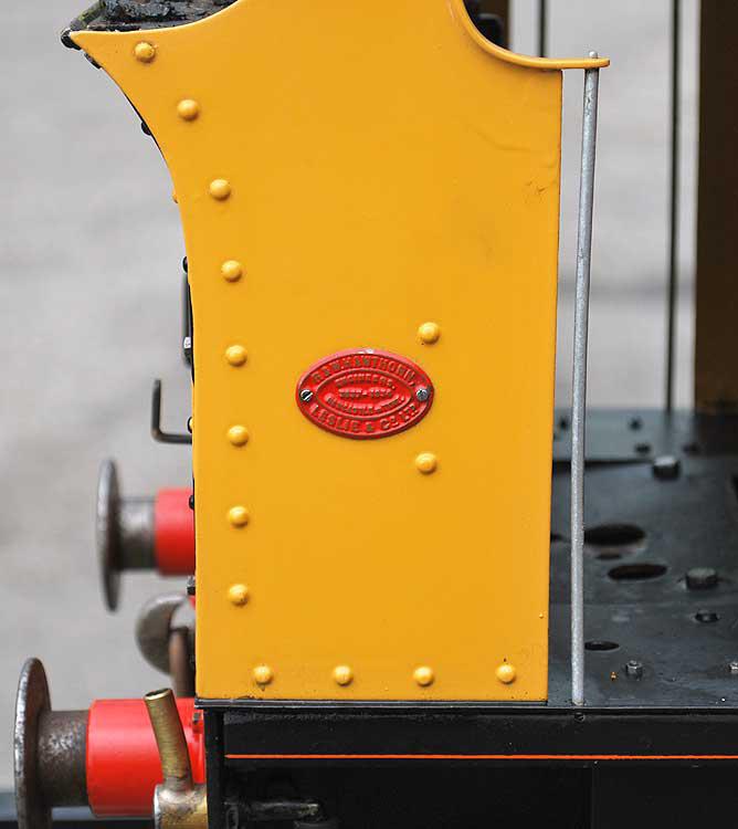 7 1/4 inch gauge Hawthorne Leslie 0-6-0