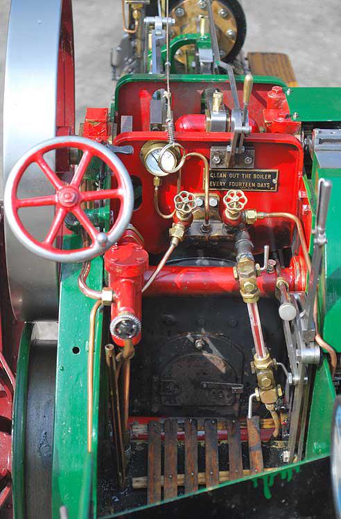 3 inch scale Burrell traction engine with trolley