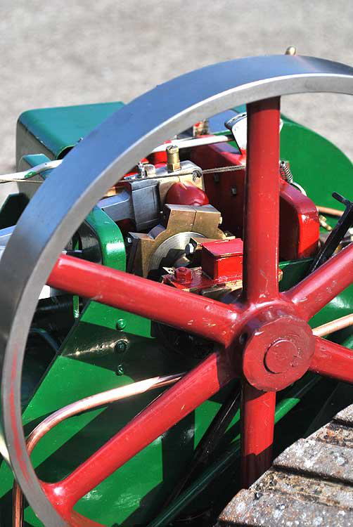 3 inch scale Burrell traction engine with trolley