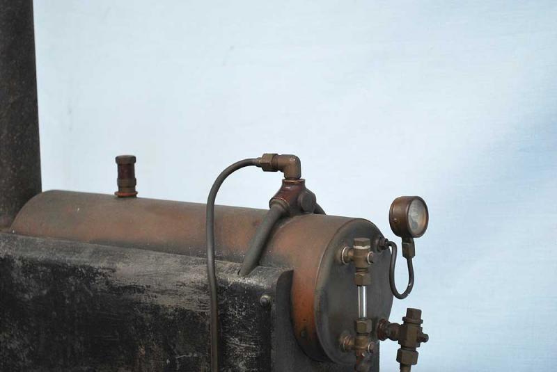 Stuart 504 boiler with mill engine for restoration