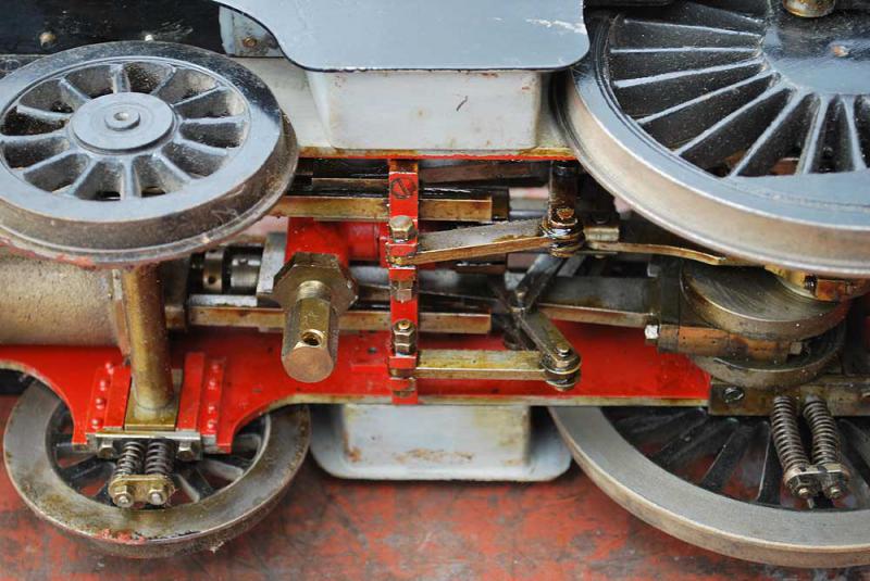 3 1/2 inch gauge Precedent chassis, tender, boiler cladding