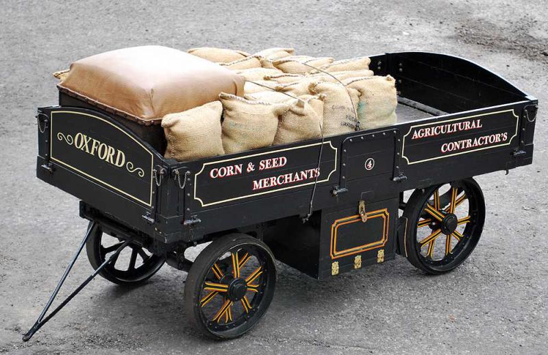 3 inch scale traction engine wagon