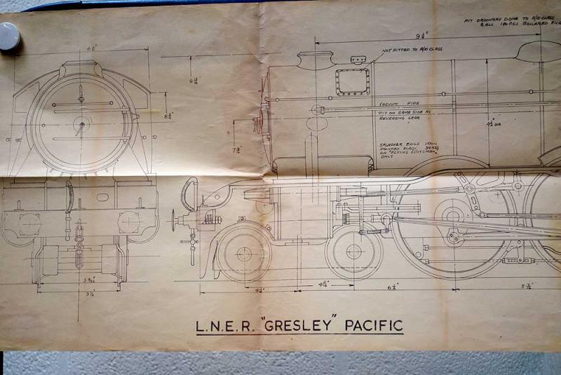 3 1/2 inch gauge Clarkson A3 castings & drawings