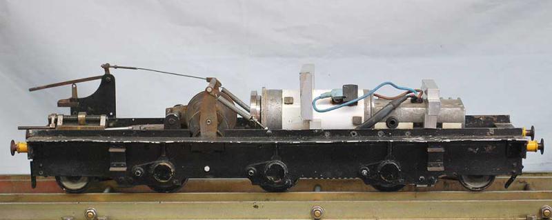 3 1/2 inch gauge battery-electric friction drive locomotive