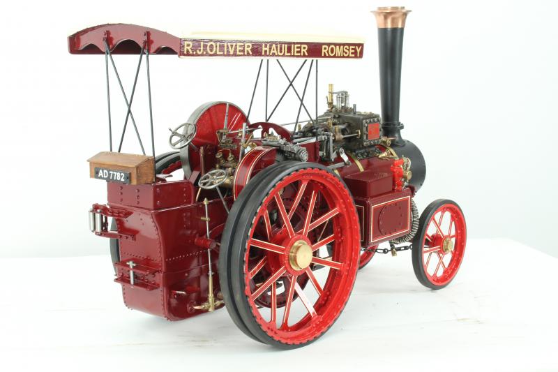 2 inch scale Burrell Gold Medal DCC tractor