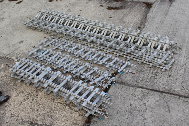 5 inch gauge aluminium track panels and turnouts