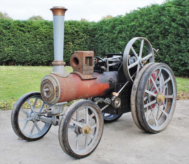 4 inch scale part-built Burrell traction engine