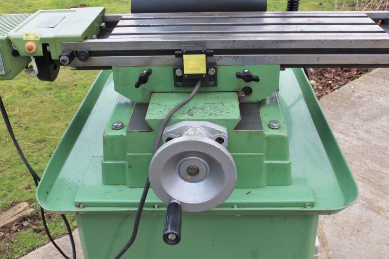 Warco Minor mill with stand, power table feed and tooling