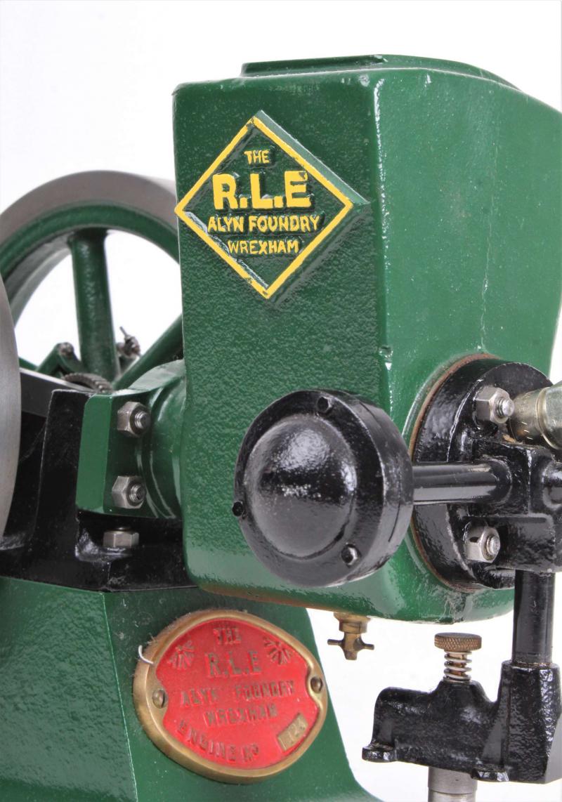 Alyn Foundry "RLE" hopper-cooled open crank engine