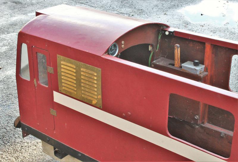 7 1/4 inch gauge sit-in battery-electric shunter