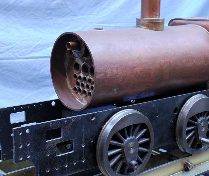 5 inch gauge part-built Super Simplex with Ellis boiler