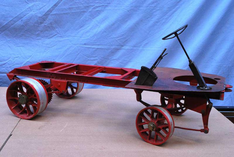 Part-built 2 inch scale Clayton wagon