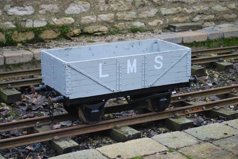7 1/4 inch gauge open wagon(Grey LMS)