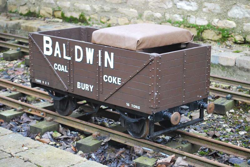 7 1/4 inch gauge open wagon(Baldwin)