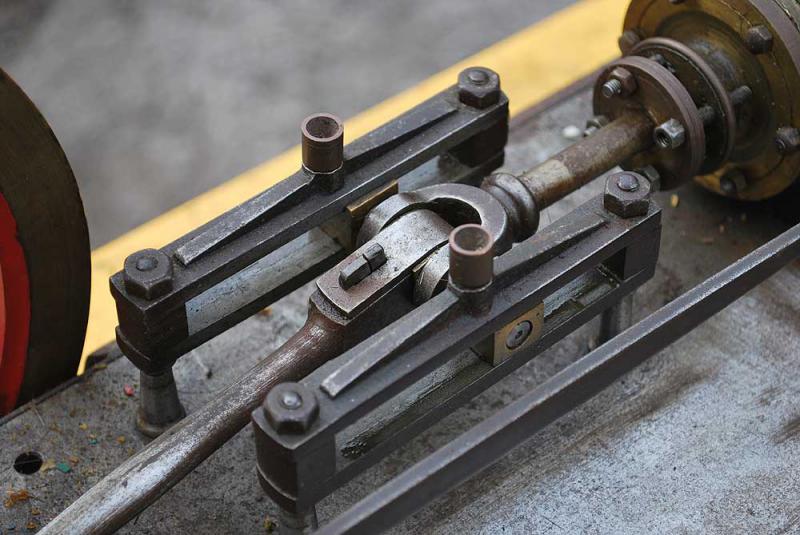 Old horizontal mill engine