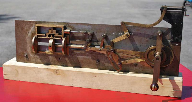 Demonstration model Stephenson's valve gear