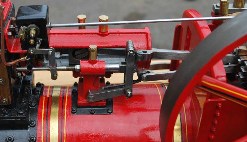 2 inch scale Ruston traction engine (red)