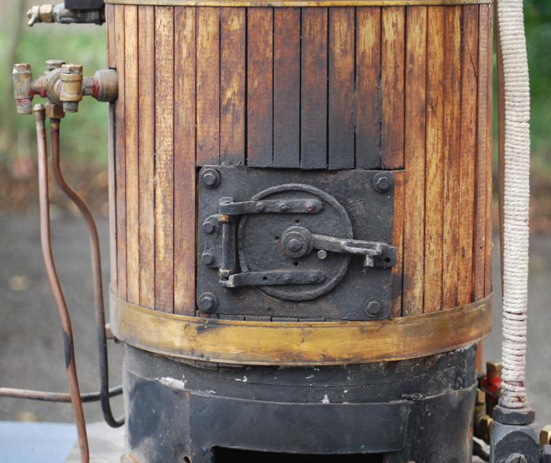 Large copper vertical boiler