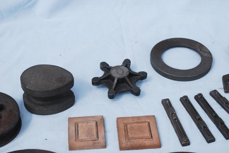 Set 2 inch Burrell roller castings with boiler material