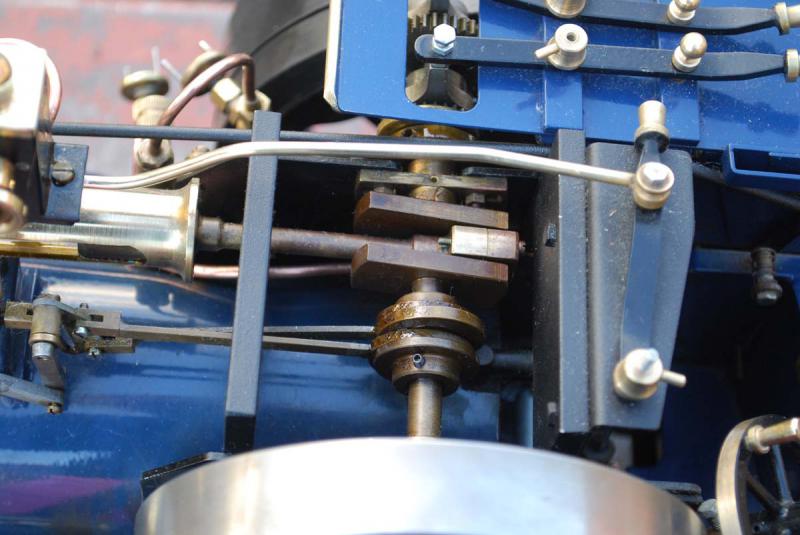 Markie spirit-fired Showmans engine with bowser