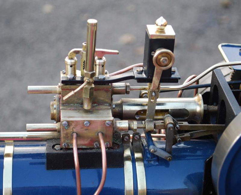 Markie spirit-fired Showmans engine with bowser