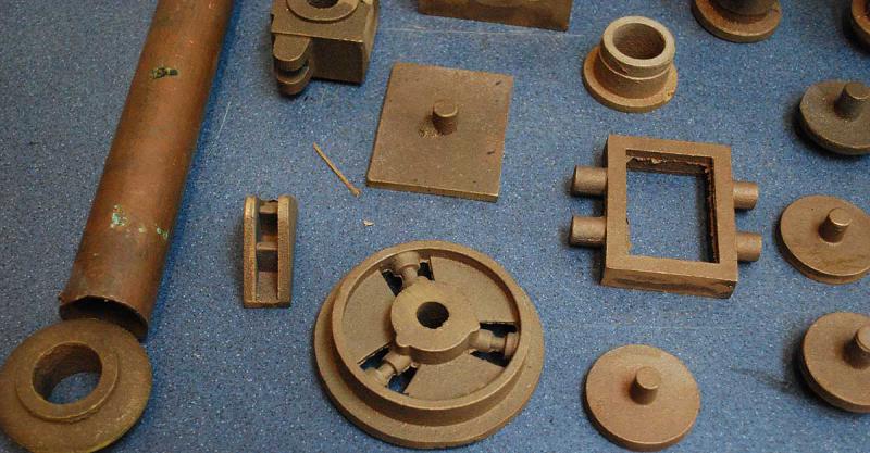 Boiler & castings for 2 inch scale Clayton wagon