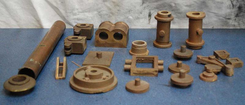 Boiler & castings for 2 inch scale Clayton wagon