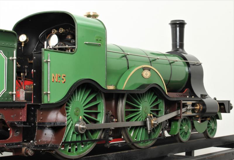 7 1/4 inch gauge Stirling "7 foot double" 4-4-0