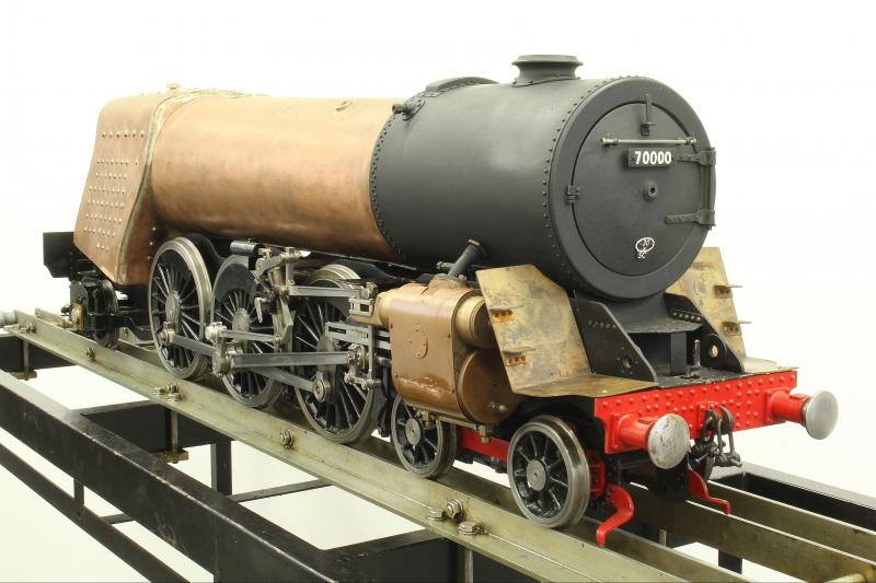 Part-built 5 inch gauge "Britannia" with commercial boiler