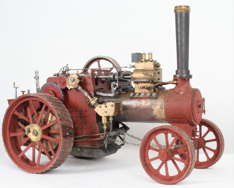 2 inch scale "Minnie" traction engine with driving truck
