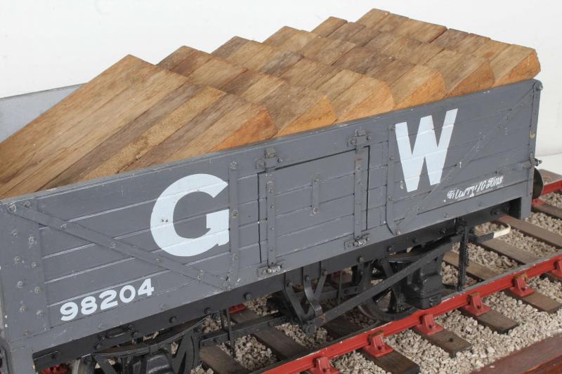 5 inch gauge GWR 10 ton planked wagon