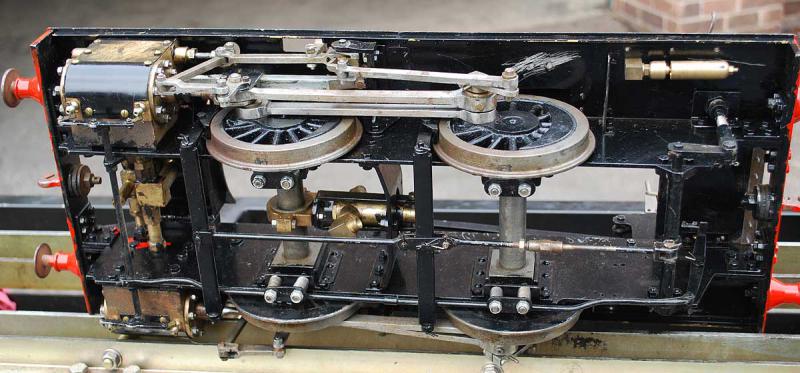 5 inch gauge 0-4-0 Walschaert's gear chassis