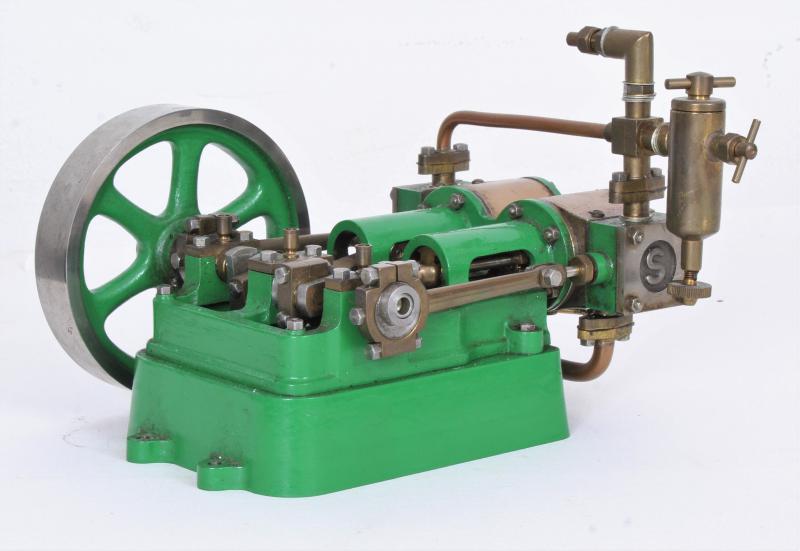 Stuart "Score" mill engine with displacement lubricator