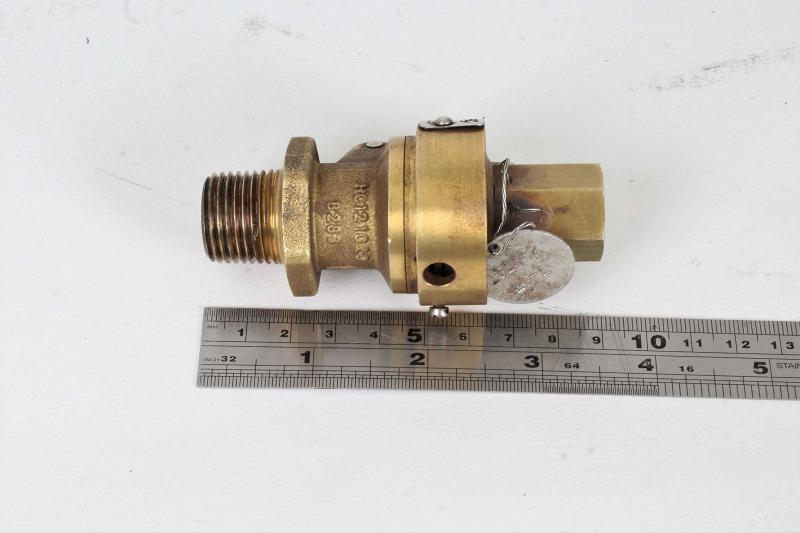 Pair 1/2 inch NPT Kunkle safety valves
