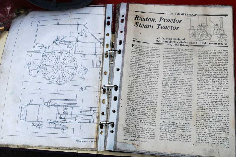 2 inch scale Ruston Proctor 3 ton steam tractor  