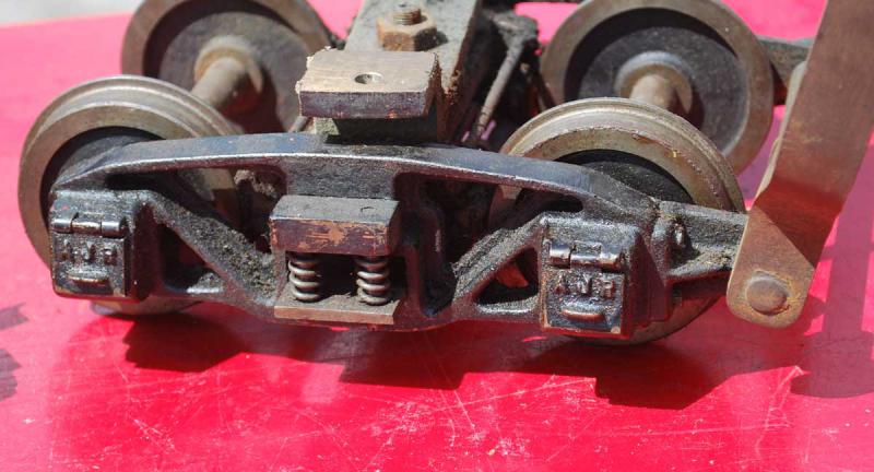3 1/2 inch gauge Reeves braked bogies