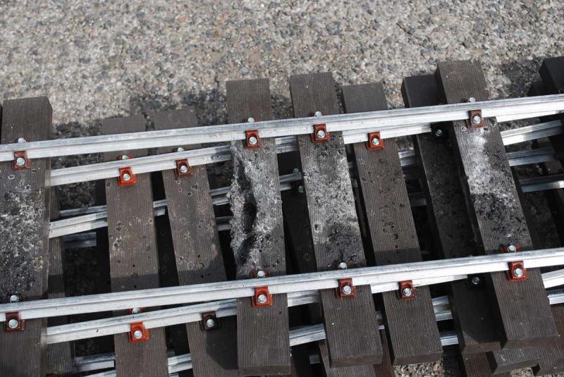 5 lengths 7 1/4 inch gauge track
