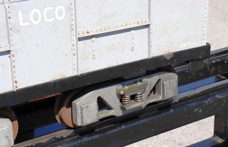 5 inch gauge braked bogie driving truck