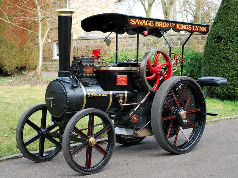6 inch scale Savage steam tractor
