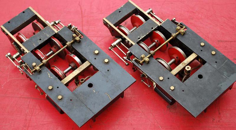 Two x 32mm gauge Walschaert's chassis