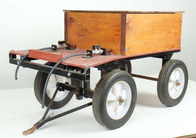 2 inch scale traction engine wagon