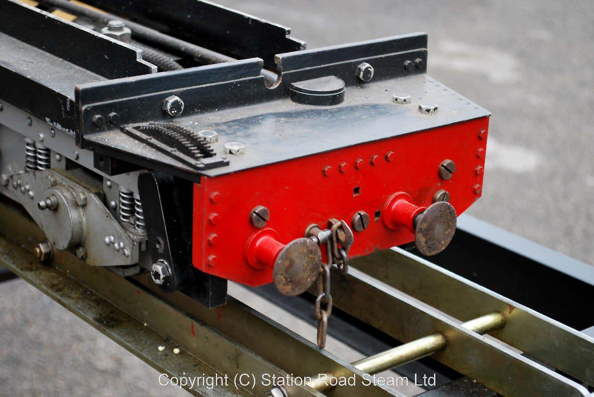 5 inch gauge hydraulic-braked bogie trolley