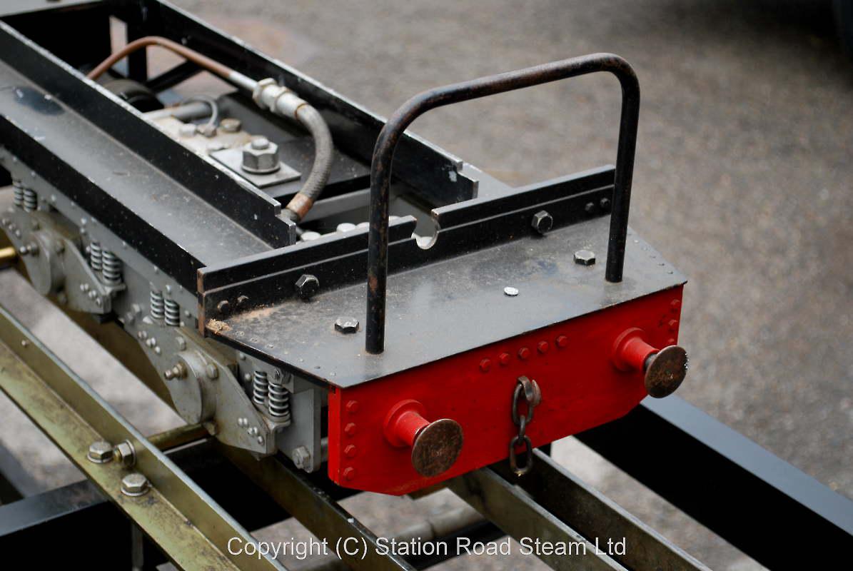 5 inch gauge hydraulic-braked bogie trolley