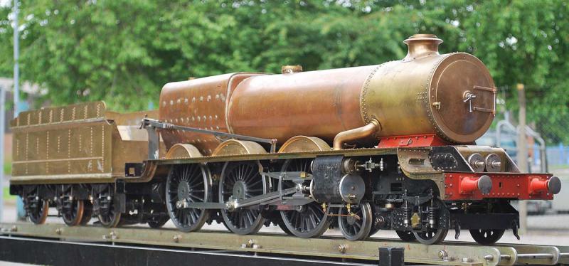 Part-built 5 inch gauge GWR King