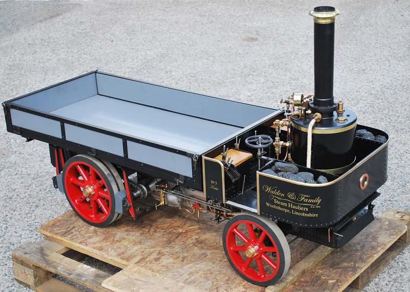 3 inch scale Savage steam wagon
