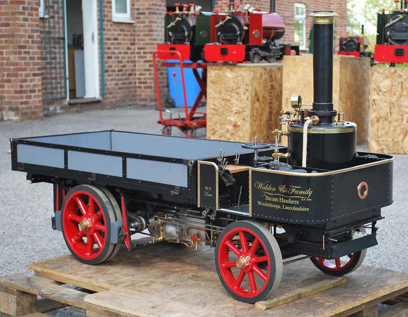 3 inch scale Savage steam wagon