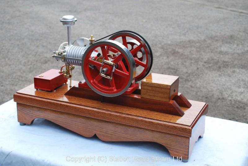 1/3rd scale Amanco air-cooled open crank engine