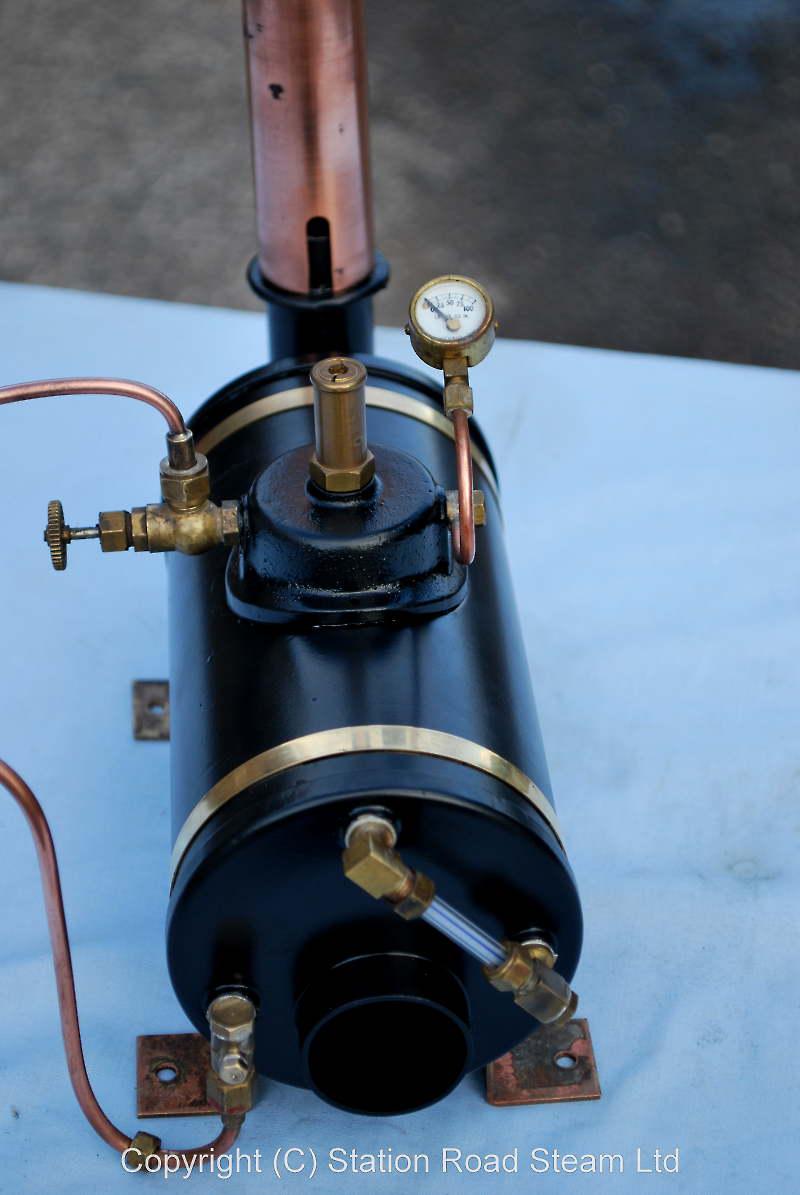 Marine type horizontal boiler