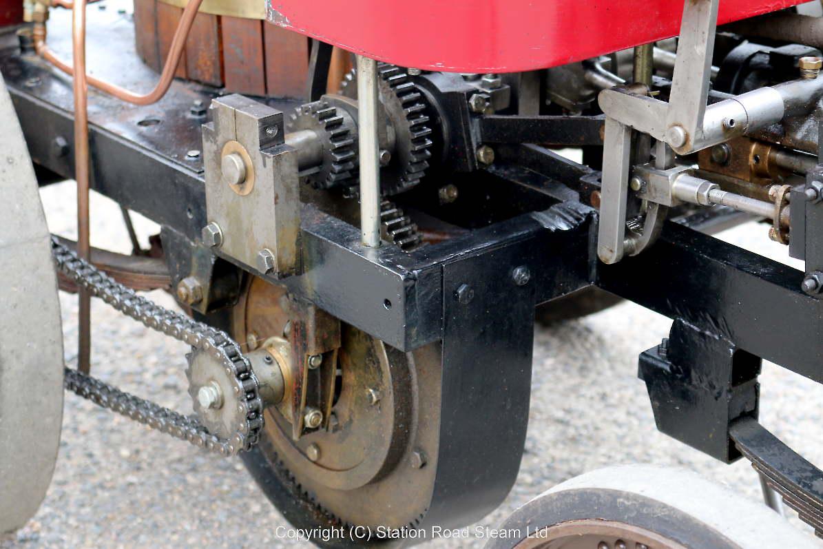 4 inch scale Burrell 4hp steam tractor