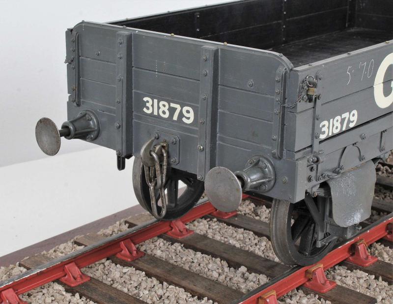 5 inch gauge GWR 2 plank wagon